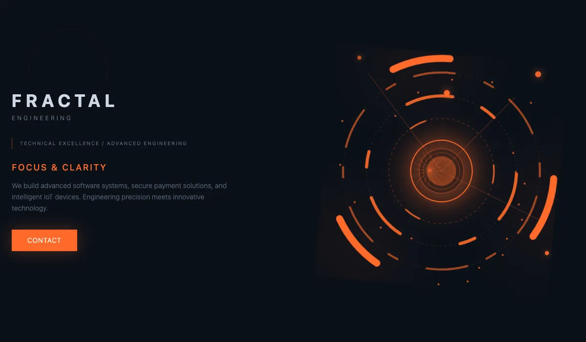 Captură a site-ului Fractal Engineering